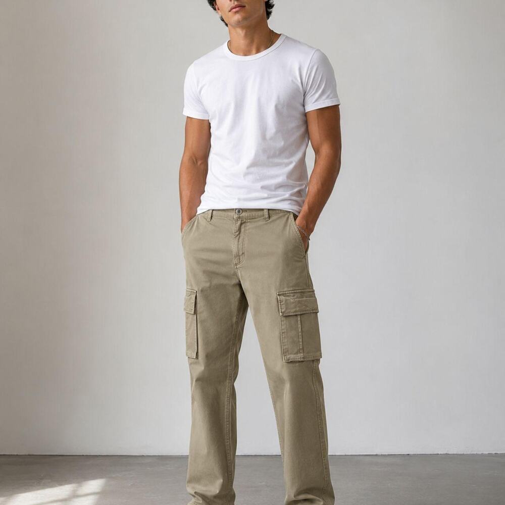 Outfitters olive loose fit cargo pants
